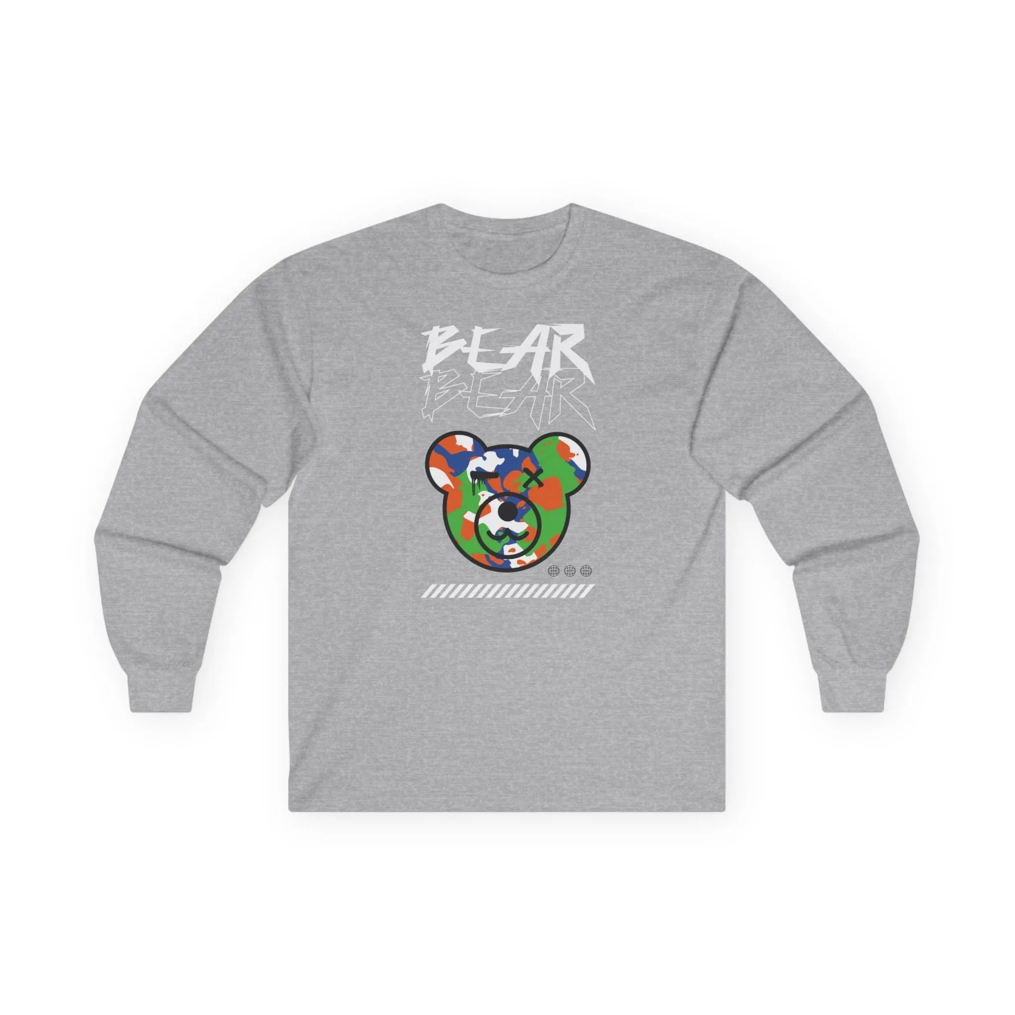 Unisex Ultra Cotton Long Sleeve Tee Bear Bear Teddy