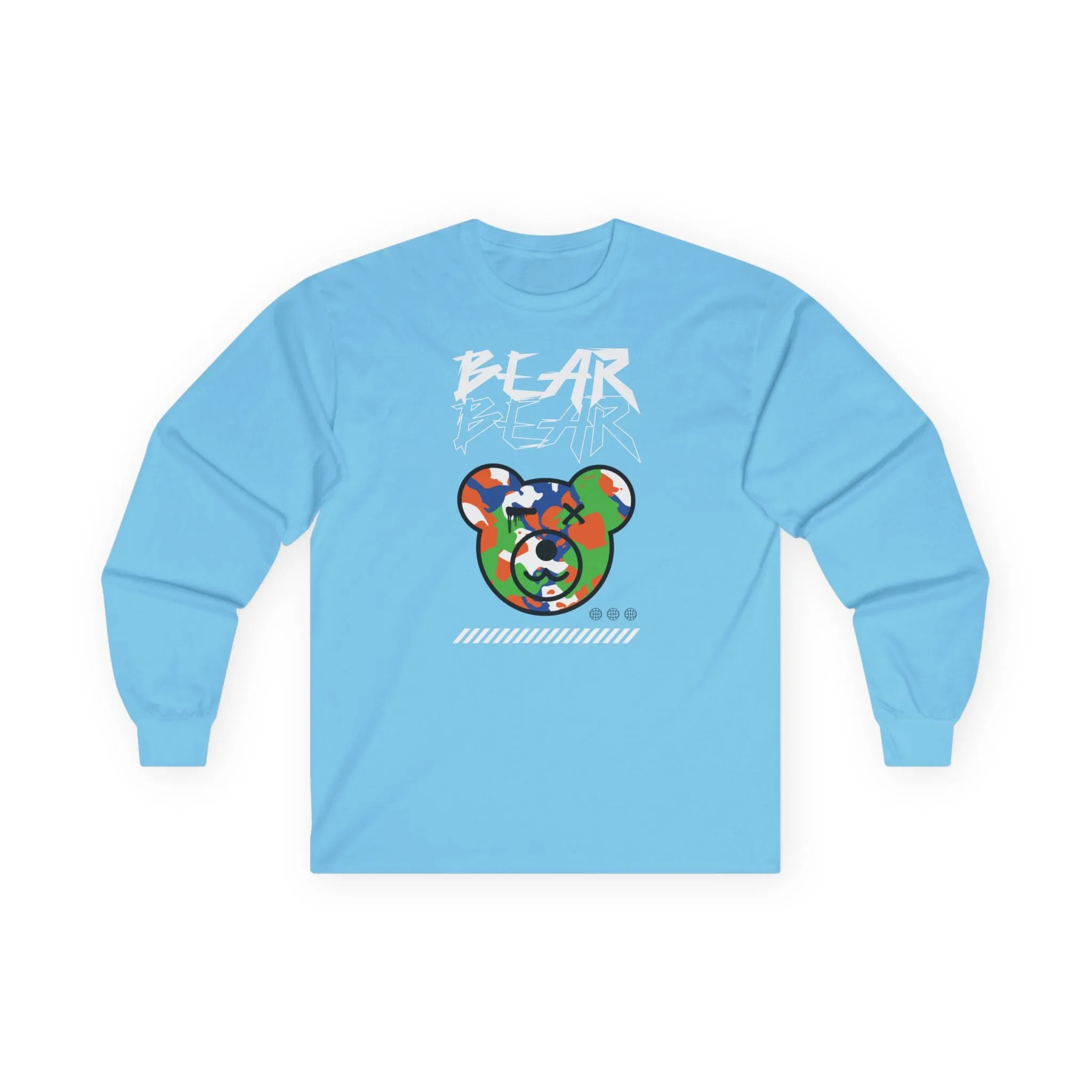 Unisex Ultra Cotton Long Sleeve Tee Bear Bear Teddy