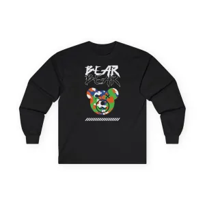 Unisex Ultra Cotton Long Sleeve Tee Bear Bear Teddy