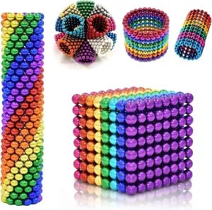 Upgraded Magnetic-3mm-525pcs Balls,Mgnets Building Desk Toy for Stress,Magnet-Beads Putty Toy Slime for Adults 16  
