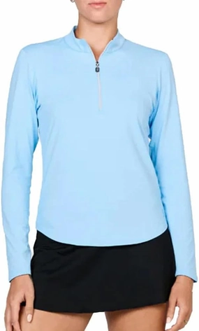 UV-Protected Long Sleeve Half Zip by Sofibella