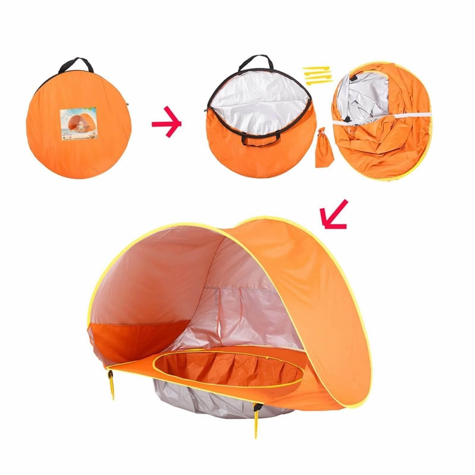 UV-protecting Children Waterproof Beach Tent