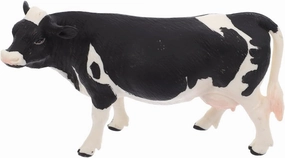 Vaguelly Cow Toy Simulation Animal Model Decor Models Creative Cow Ornament Cow Figurine Miniature Animal Figurines Early Cow Ornament for Room Cow Model Desktop Accessories Child