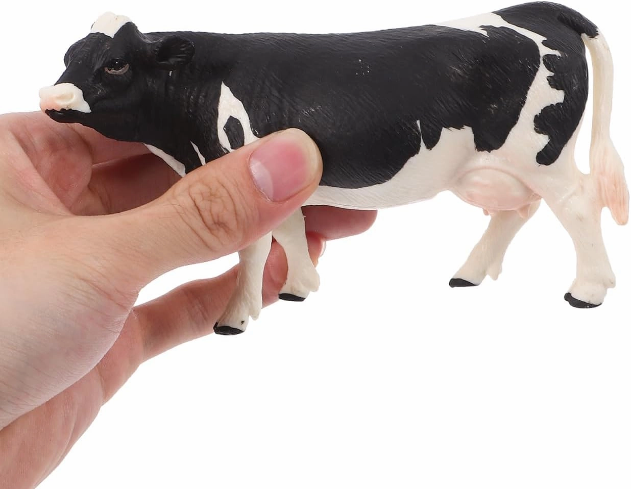 Vaguelly Cow Toy Simulation Animal Model Decor Models Creative Cow Ornament Cow Figurine Miniature Animal Figurines Early Cow Ornament for Room Cow Model Desktop Accessories Child