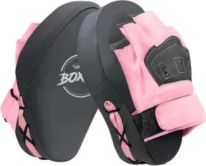 Valleycomfy Boxing Curved Focus Punching Mitts- Leatherette Training Hand Pads