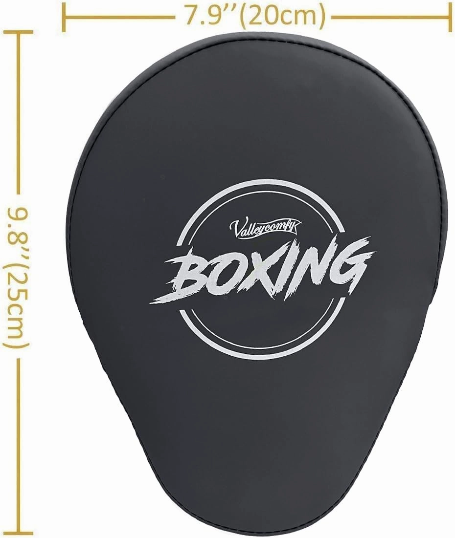 Valleycomfy Boxing Curved Focus Punching Mitts- Leatherette Training Hand Pads