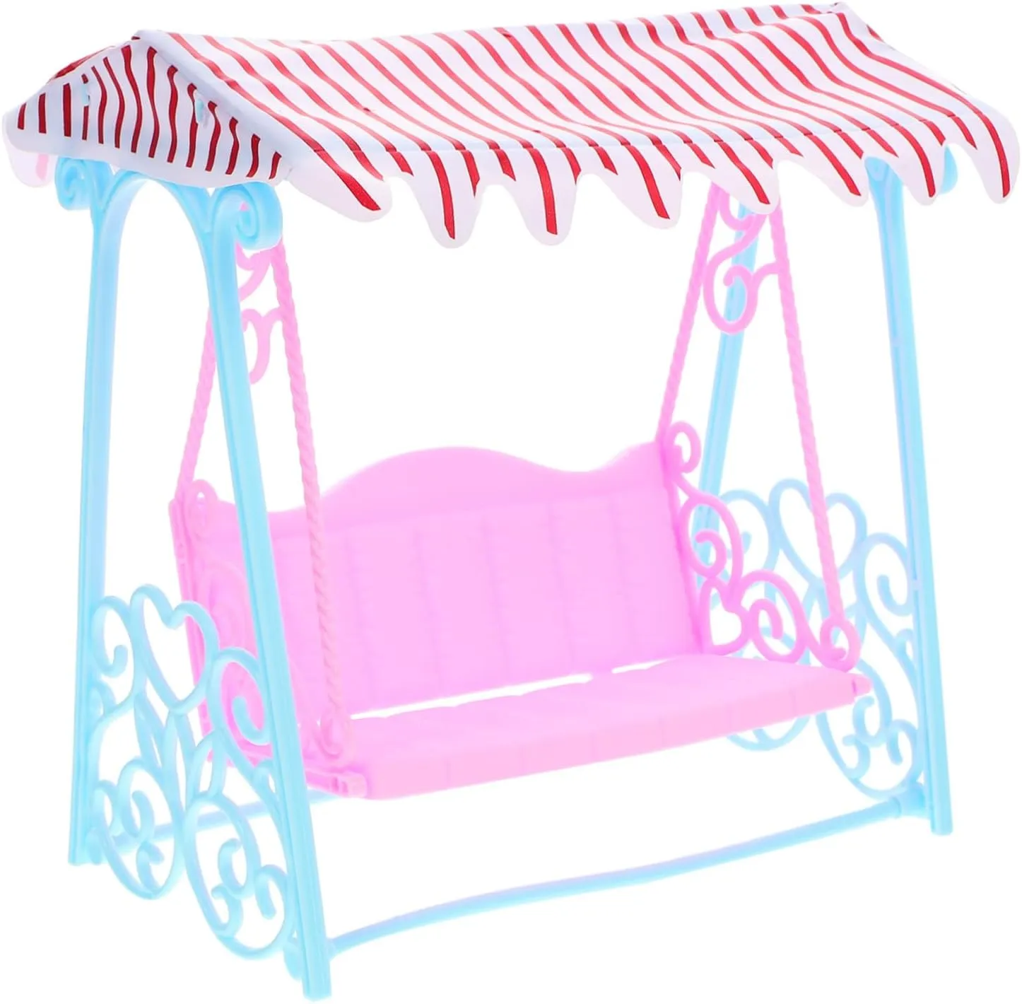 VANZACK Small Swing Toys Miniature Swing for Dollhouse Decor Doll House Accessory