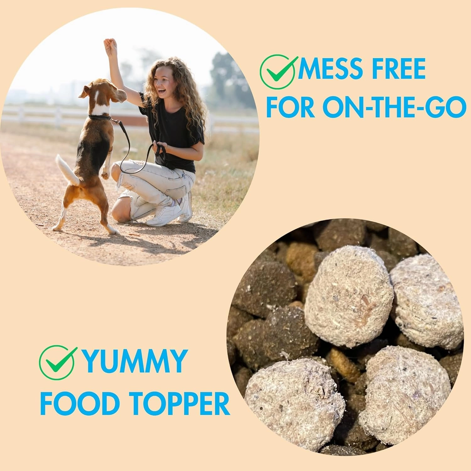 Visionary Pet Foods Beef Freeze Dried Real Meat Dog Treats, 310x Healthy Treats, Low Carb, Grain Free – Organic, Human Grade Food, Freeze Dried Dog Training Treats, Value Size 25oz