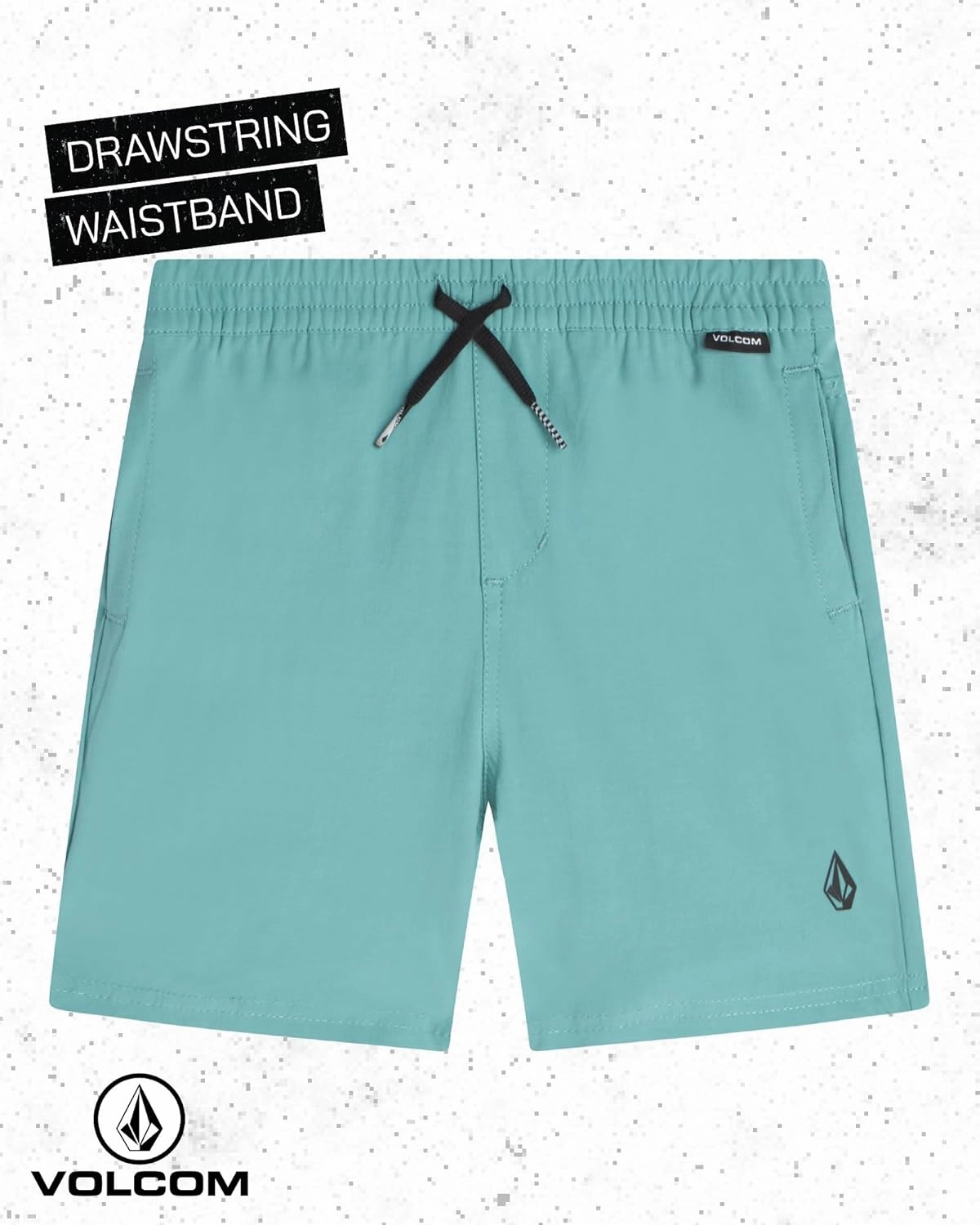 Volcom Toddler Boy Shorts Set - 2 Piece Short Sleeve Graphic Tees and Tech Stretch Shorts for Boys - Toddler Summer Clothes