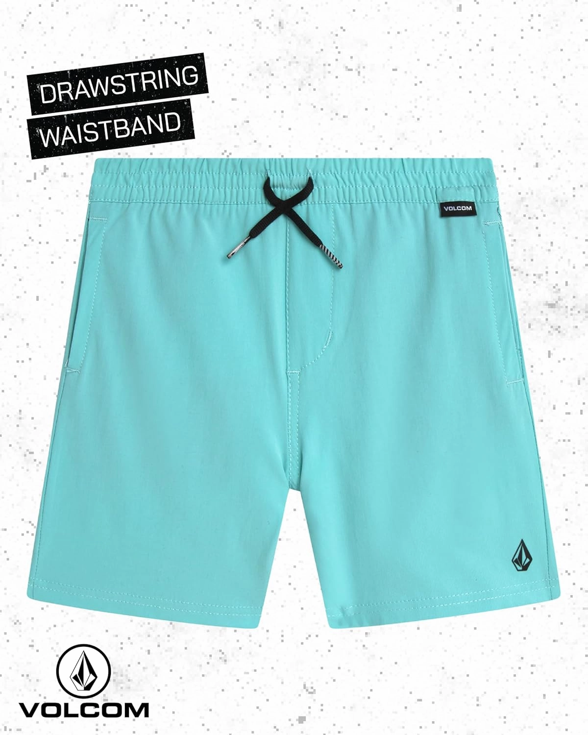Volcom Toddler Boy Shorts Set - 2 Piece Short Sleeve Graphic Tees and Tech Stretch Shorts for Boys - Toddler Summer Clothes