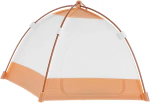 VOSAREA Miniature Camping Tent for Dollhouse Displays Portable Realistic DIY Scene Model for Creative Play Imaginative Exploration Compact Design