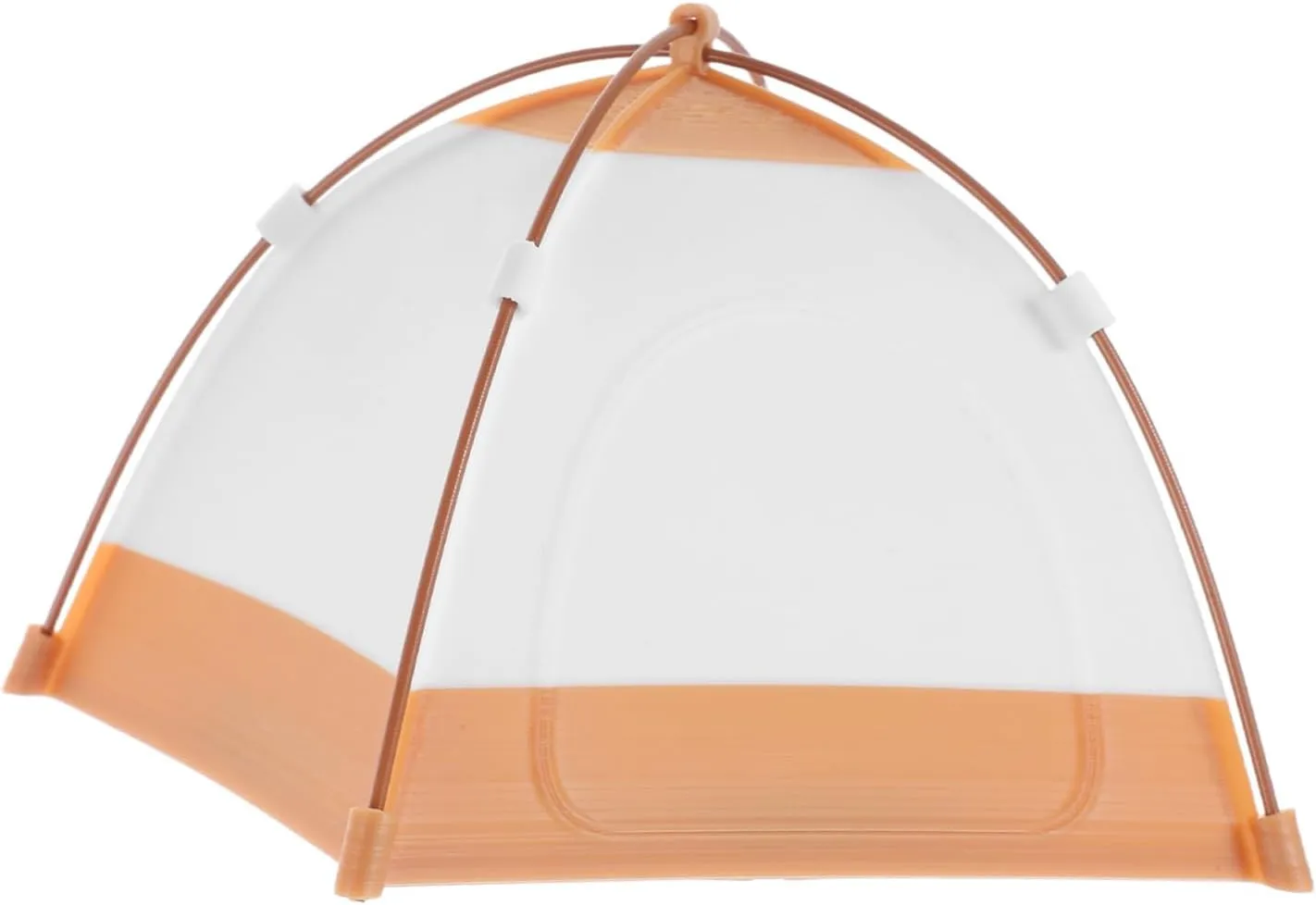 VOSAREA Miniature Camping Tent for Dollhouse Displays Portable Realistic DIY Scene Model for Creative Play Imaginative Exploration Compact Design