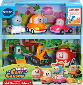 VTech Go! Go! Cory Carson PlayZone Mini Character 6-Pack, Multicolor
