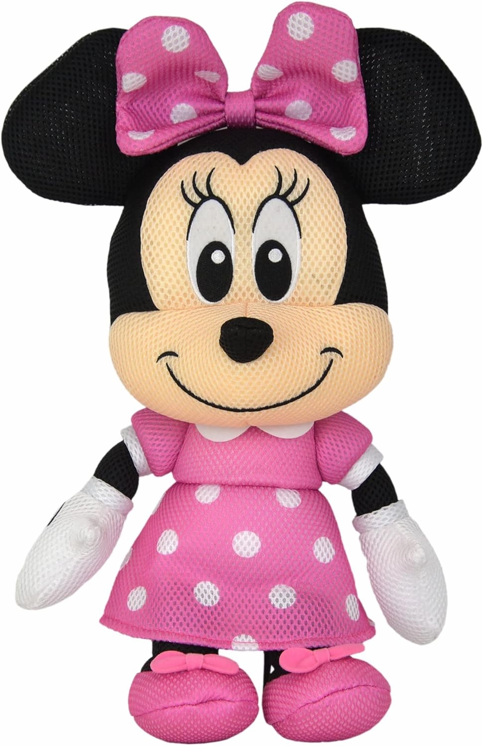 Wahu Aqua Pals Disney Classic Minnie Mouse Plush Water Toy for Kids Ages 2 , Fast-Drying Waterproof Plush Doll Toy for Pool and Bathtub, Medium, Pink/Black, 16"