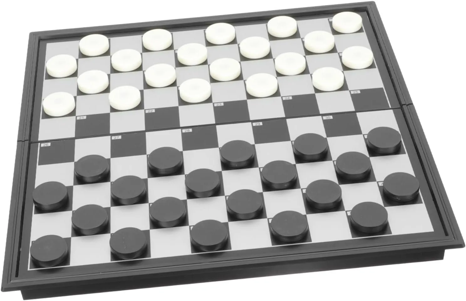 Wakauto 1 Folding Checkers Game for Squares Interactive Board Game Educational Entertainment for Students Portable Design