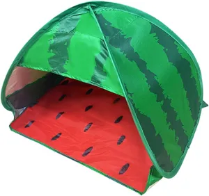 Watermelon Style Sun Shade Shelter, Easy PopUp Instant Beach Tent Portable AntiUV Sunshade Pet Tent for Beach Camping Picnic Hiking Outdoor (Color : M)