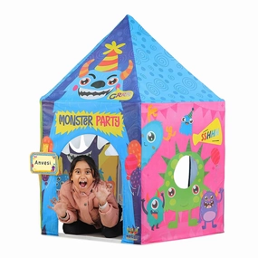 Webby Monster Castle Theme Photobooth Playhouse Tent - Multicolor