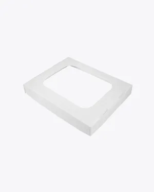 White Lid with Hole | Fits 60 Litre