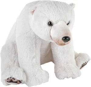 Wild Republic Artist Collection Polar Bear, Stuffed Animal, 13 Inch, Plush Toy, Fill is Spun Recycled Water Bottles