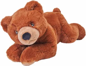 Wild Republic Ecokins, Brown Bear, Stuffed Animal, 12 inches, Gift for Kids, Plush Toy, Made from Spun Recycled Water Bottles, Eco Friendly, Child’s Room Decor