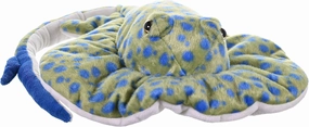 Wild Republic Blue Spotted Ray Plush, Stuffed Animal, Plush Toy, Gifts for Kids, Cuddlekins 20 inches