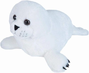 Wild Republic Harp Seal Pup Plush, Stuffed Animal, Plush Toy, Gifts for Kids, Cuddlekins 12 Inches