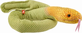 Wild Republic Living Ocean Sea Snakes Olive, Stuffed Animal, 54 Inches, Plush Toy, Fill is Spun Recycled Water Bottles