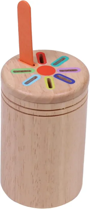 Wooden Montessori Educational Toys for 3-6 Year Old, Fine Motor Skills Developmental Color Sorting Cup, Infants Sensory Matching Games, Gifts for Boys Girls