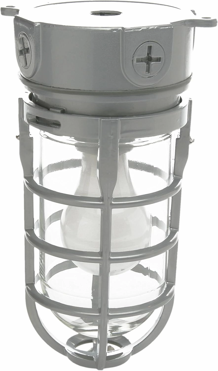Woods Vandal Resistant Security Light (150W Incandescent Bulb) and Lithonia Lighting Incandescent Utility Vapor Tight Wall Mount Fixture