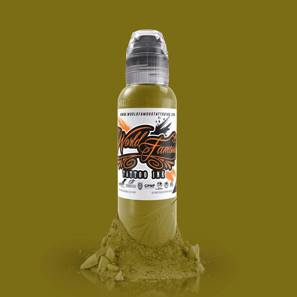 World Famous Tattoo Ink - Green Beret (1 oz)