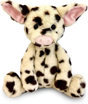 World's Softest Plush Spots Piggy, Lushee, Large, 16" Stuffed Animal for Baby, Toddler, Kids, Adults - Piggy Plush Toy-Adorable Toy Made from Kid-Friendly, Quality Materials