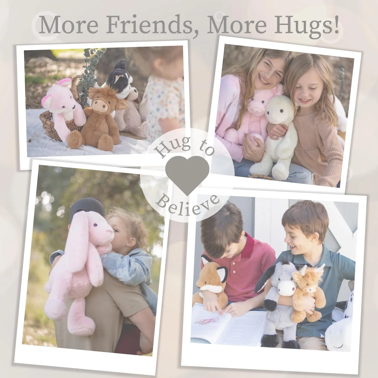World's Softest Plush Spots Piggy, Lushee, Large, 16" Stuffed Animal for Baby, Toddler, Kids, Adults - Piggy Plush Toy-Adorable Toy Made from Kid-Friendly, Quality Materials
