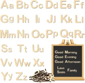 Xuhal 52 Pieces Letter Wooden Alphabet Magnets Fridge Alphabet Kindergarten Gift for Preschool Students Home Classroom Learning Back to School Supplies Classroom Exchange Gifts