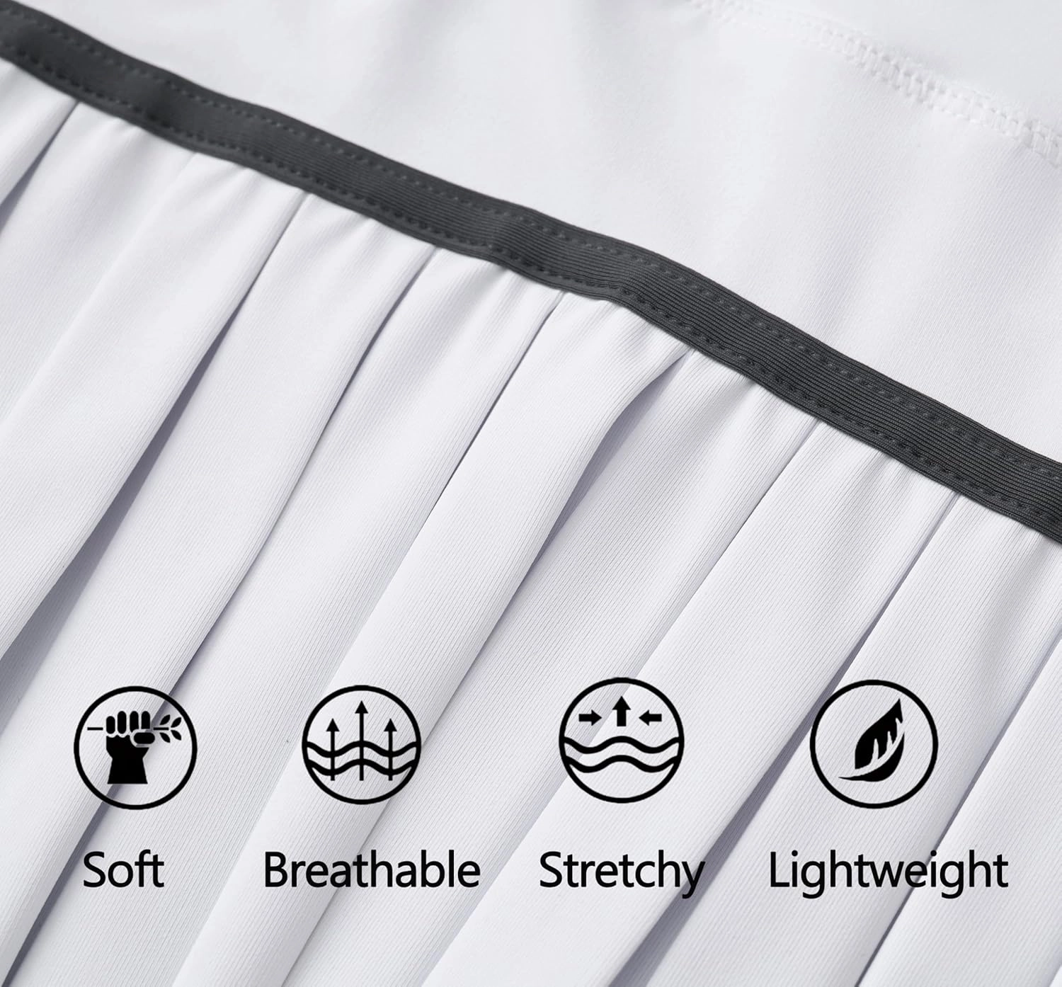 Yknktstc Women Tennis Skirt with Pocket Pleated Golf Skort Active Workout Running Athletic Shorts