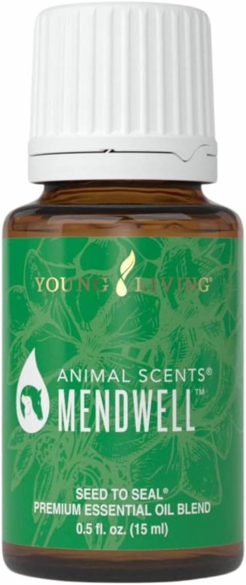 Young Living Animal Scents Mendwell, 15ml | Animal Care | Pet Essential | Supports Healthy-Looking Coat & Skin | Soothes and Moisturizes Sensitive, Dry Skin | Infused with Essential Oils