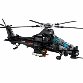 Z-10 Atack Helicopter 704Pcs