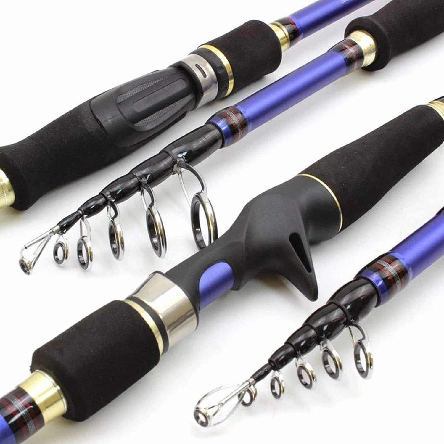 ZYHYD High Carbon 1.8m 2.1m 2.4m 2.7m Rotating Casting Fishing Rod Telescopic Trout Travel Rod Bait Weight 7-28g ZYHYD (Color : Casting Rod, Length : 2.1 m)